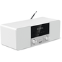 Радио с часовник, TechniSat, DIGITRADIO 3, DAB + и FM, Bluetooth, USB порт, CD устройство, 20 W, Бял