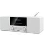 Радио с часовник, TechniSat, DIGITRADIO 3, DAB + и FM, Bluetooth, USB порт, CD устройство, 20 W, Бял
