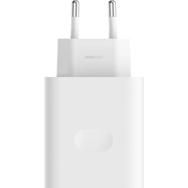 OPPO Supervooc Смартфон, Универсален Бяла Променлив ток (AC) Бързо зареждане На закрито