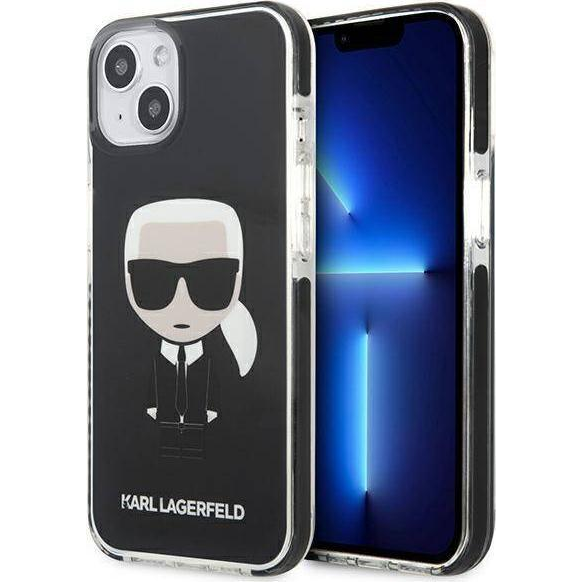 Karl Lagerfeld Ikonik hátlap tok Apple iPhone 13 mini, fekete (KLD883BLK)