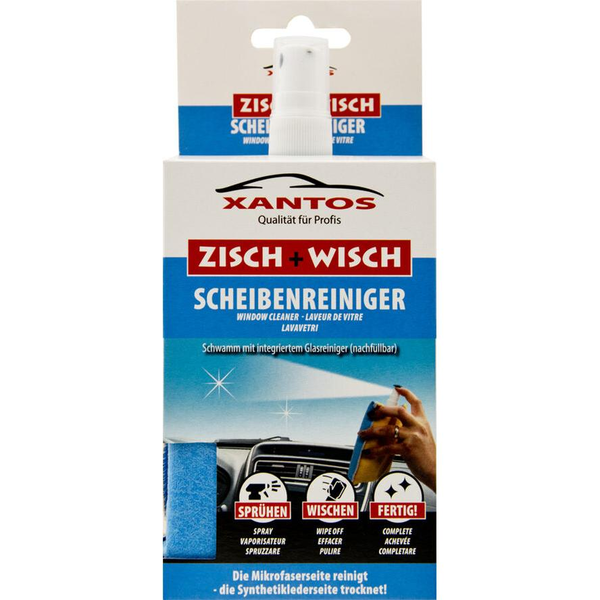 XANTOS Zisch&Wisch - Schwamm m. integr Scheibenreiniger 40ml