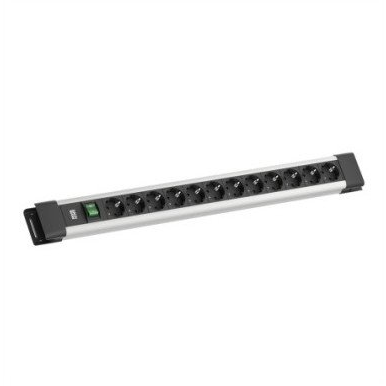 Bachmann BM005901 Elosztó kapcsolóval Szürke Védőérintkezős 1 db (BM005901)