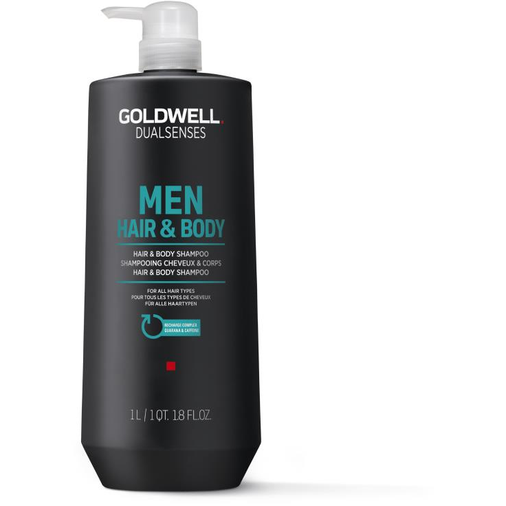 GOLDWELL Dualsenses Mens Hair & Body Shampoo 1000 ml (4021609028734)