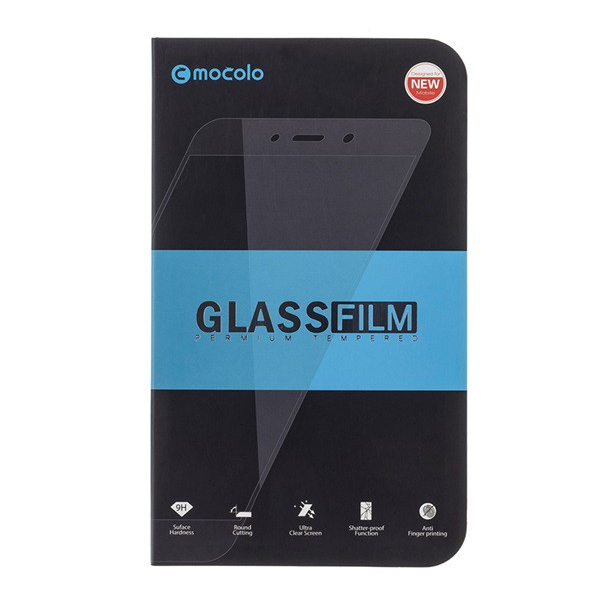 MOCOLO képernyővédő üveg (2.5D full glue, íves, teljes felületén tapad, karcálló, 0.3mm, 9H) FEKETE [Xiaomi Mi 10T Pro 5G]