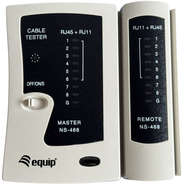 Equip 129967 tester per cavo di rete Tester per cavi a doppino intrecciato Bianco