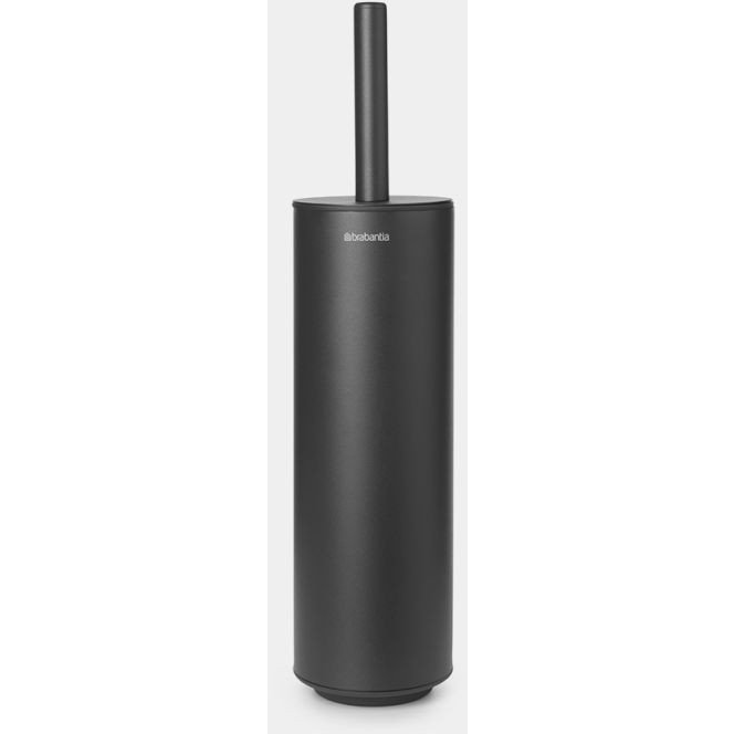 Brabantia MindSet fali WC-kefe tartó, sörtés fejű WC-kefével, acél, határtalan szürke ásványi textúra - 303821 (8710755303821)