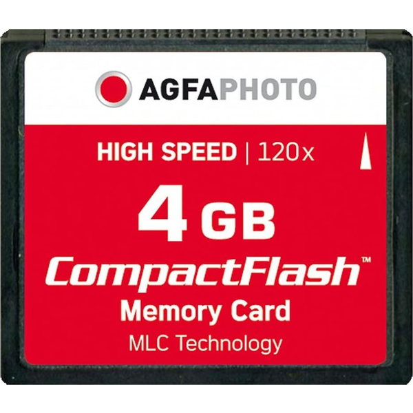 AgfaPhoto Compact Flash 4 GB High Speed 120x MLC Memóriakártya