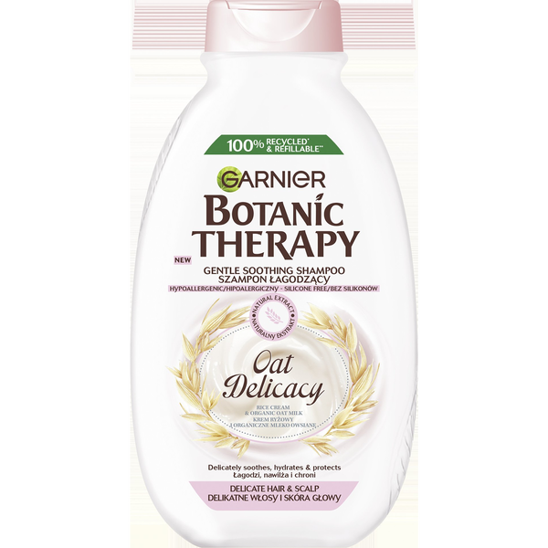  GARNIER_Botanic Therapy Oat Delicacy szampon łagodzący do delikatnych włosów i skóry głowy 400ml