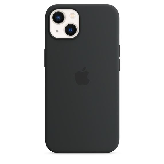 Калъф Apple Silicone Case with MagSafe за iPhone 13, Midnight