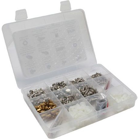 InLine 77789B kit di fissaggio Multicolore Metallo, Plastica
