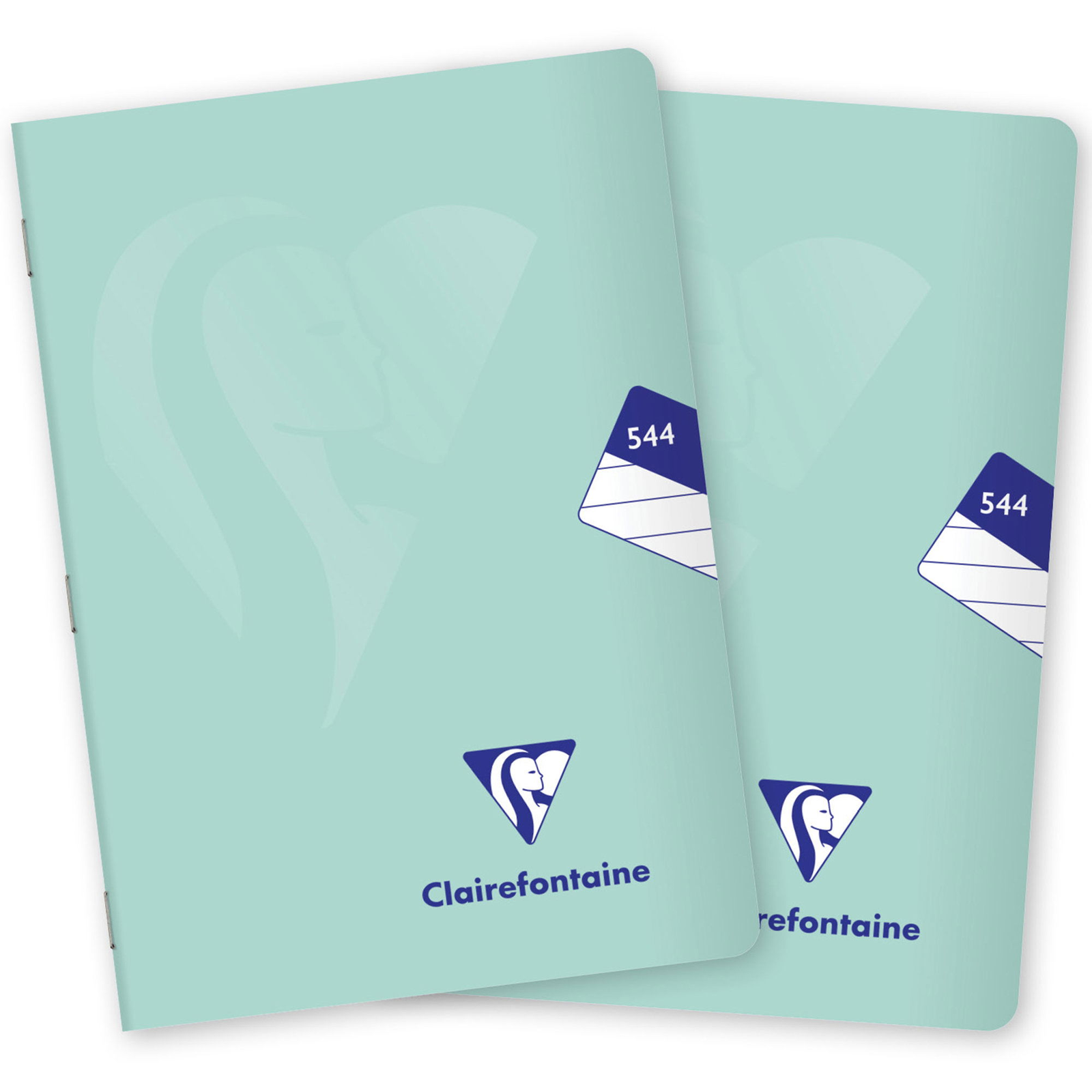 Clairefontaine Mimesys pastel PP, A5 "544" vonalas, 40 lap, menta - 2 db (1544-73-PP-PAS)