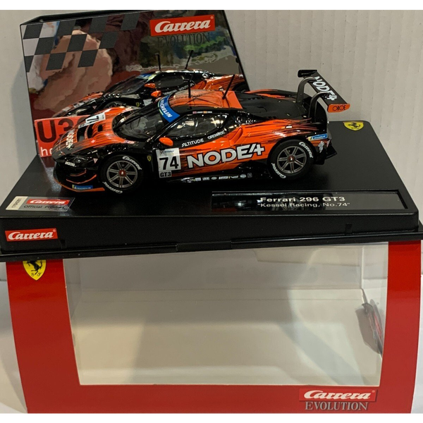CARRERA-TOYS Evolution Ferrari 296 GT3 Kessel Racing No.74 versenyautó