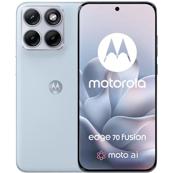 Motorola edge 70 fusion 17,2 cm (6.78") Dual SIM Android 16.0 5G USB Type-C 12 GB 256 GB 7000 mAh Lyse Blå