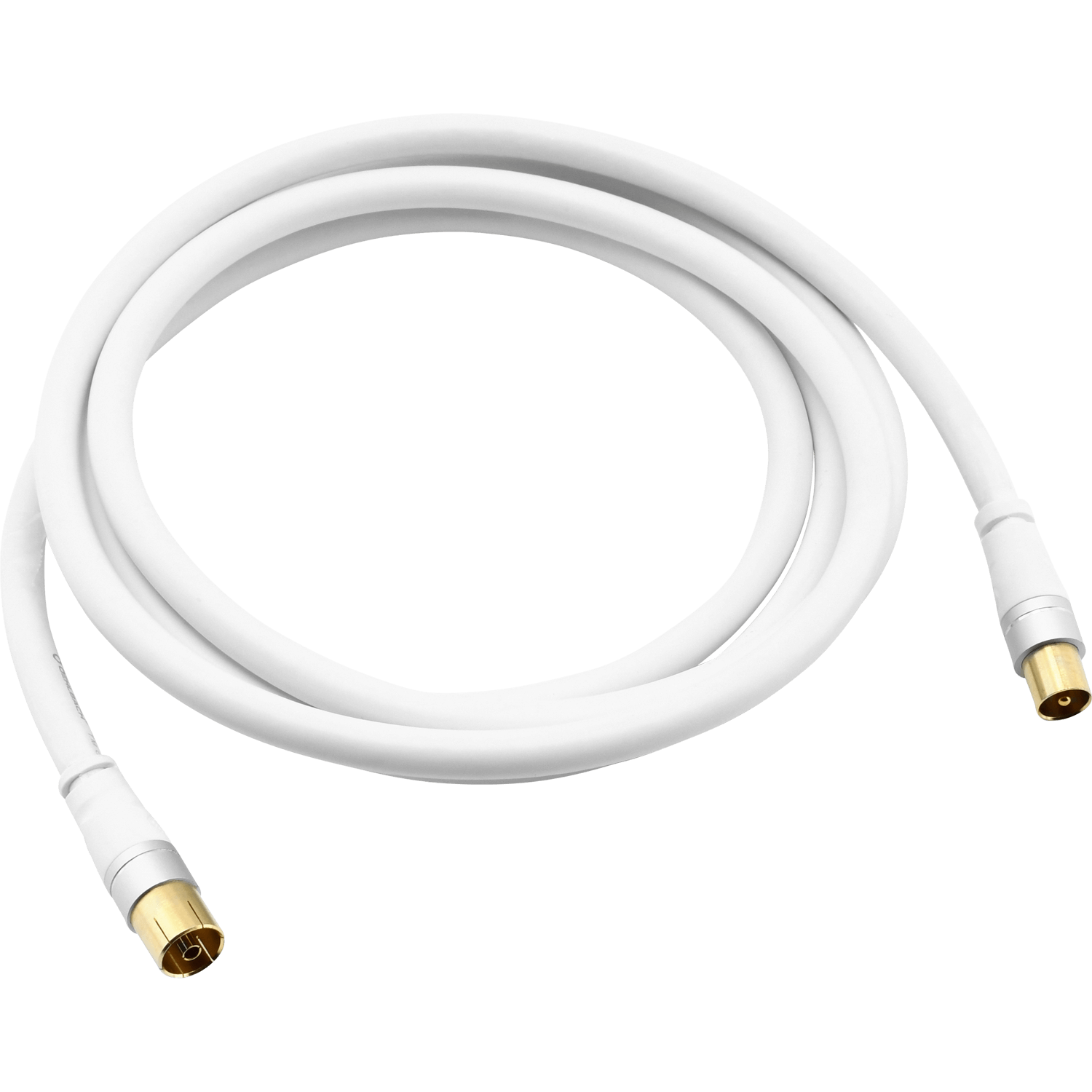Oehlbach OB 33111 Koax antenna kábel 1.5m - Fehér (OB 33111)