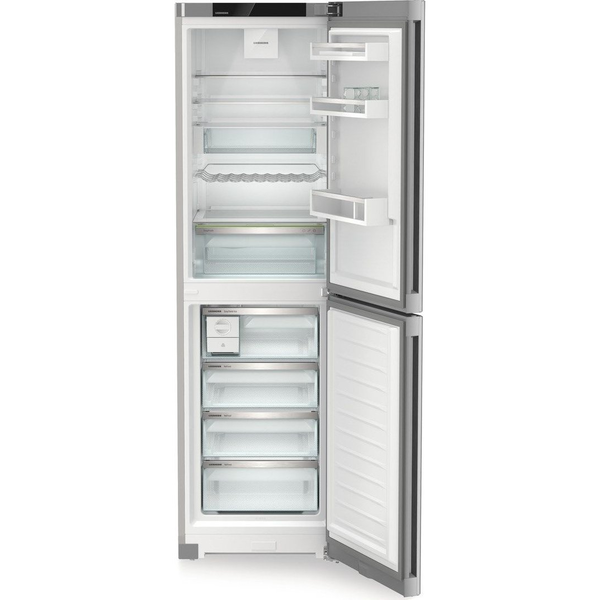 LIEBHERR CNsfc 573i Szabadonálló kombinált alulfagyasztós hűtőszekrény | Silver