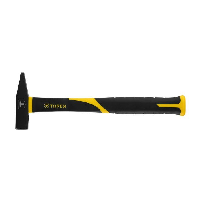 Topex általános kalapács 200g, üvegszál nyél, gumi markolat (02A832) (02A832)