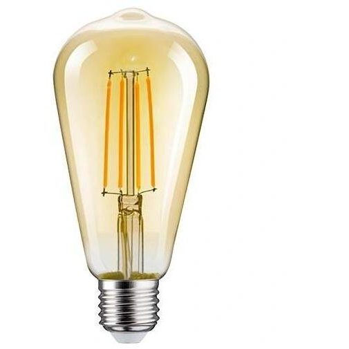 LED Dimmable filament bulb E27  ST64  10W  1100lm  3000K  360 degrees   amber 4752233015967 (4752233015967)