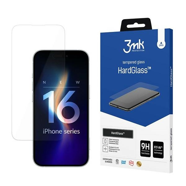 3MK HardGlass edzett üveg védőfólia Apple iPhone 16 Pro 5903108579780