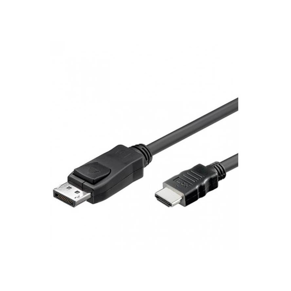 Techly ICOC DSP-H12-020 videokabel adapter 2 m DisplayPort HDMI Sort
