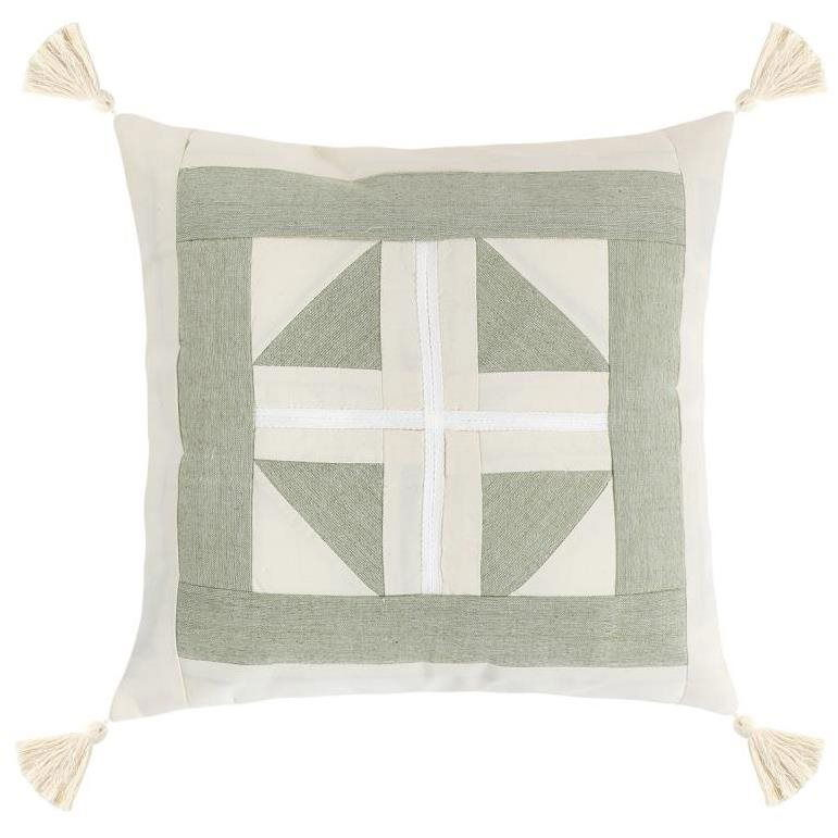 Bellatex 52/018 PERU párnahuzat, 40×40 cm, zöld (4044)