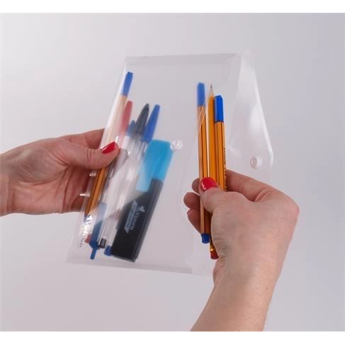 Victoria patentos irattartó tasak, DL (csekk) méretű áttetsző (IDITDLA) (IDITDLA)