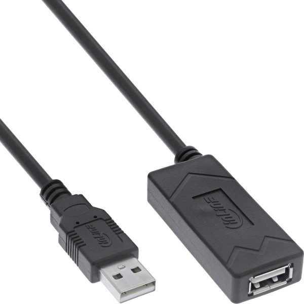 InLine 34616A USB-kabel USB 2.0 7,5 m USB A Sort