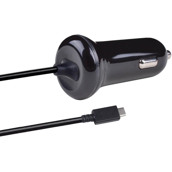 2GO 795730 USB-C Autós töltő - Fekete (5V / 3A)