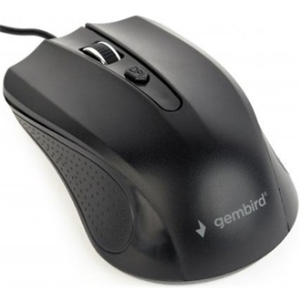 Gembird MUS-4B-01 optikai egér fekete USB 1200 DPI (MUS-4B-01)