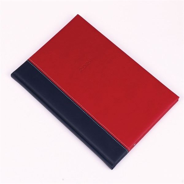 Realsystem 2024-es Linett B5 heti beosztású határidőnapló kék-piros (5611-35) (5611-35)