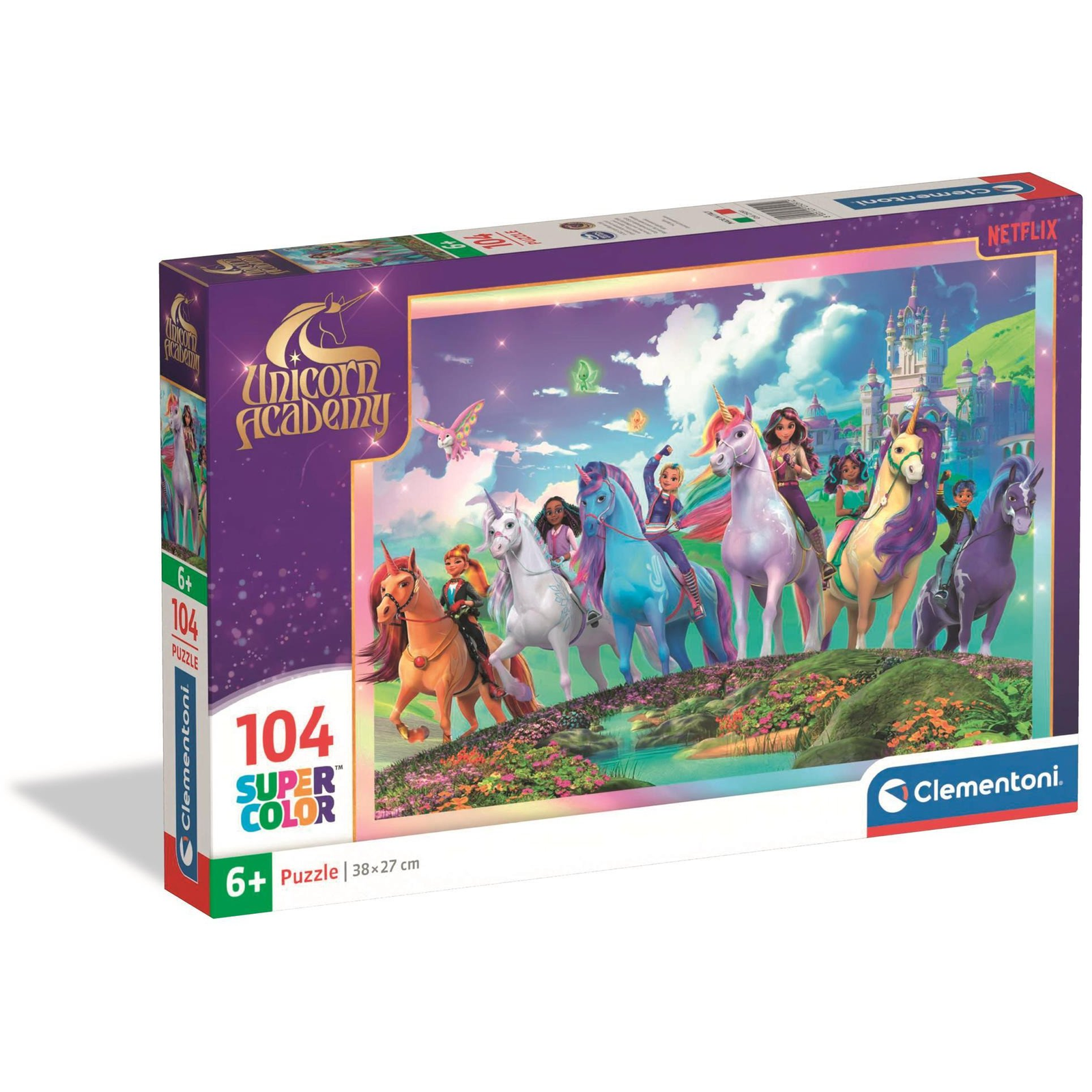 Clementoni : Unikornis akadémia - 104 darabos puzzle (25091) (25091)