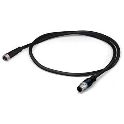 WAGO 756-5507/030-020 Érzékelő-/működtető összekötő, konfekcionált M8 Dugó, egyenes, Alj, egyenes 2.00 m Pólusszám: 3 10 db (756-5507/030-020)