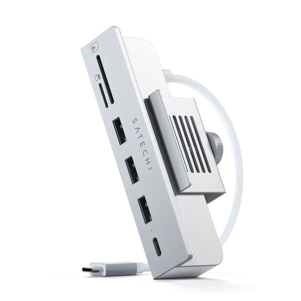 Satechi USB-C Clamp iMac 24" 2021 Hub ezüst (ST-UCICHS) (ST-UCICHS)