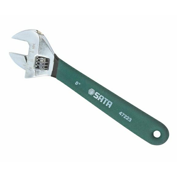 SATA ÁLLÍTHATÓ KULCS GUMI NYÉLLEL 15'' 0-45MM (ST47226SC)