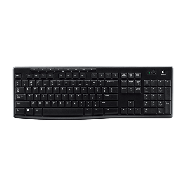 Logitech K270 tastatur RF trådløst QWERTZ Ungarsk Sort, Sølv