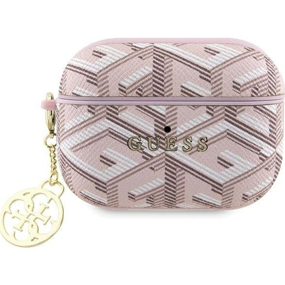 Guess PU G Cube Charm Apple AirPods Pro 2 tok, rózsaszín