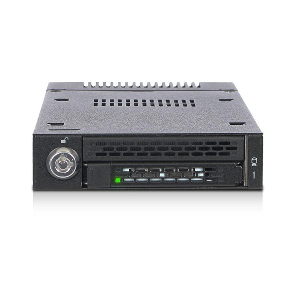 IcyDock 1xM.2 NVMe to 1x3.5" bay mobile rack keylock miniSAS
