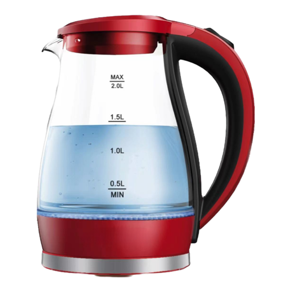 TOO KE-820 1,7L Prémium üveg vízforraló - Piros (KE-820)