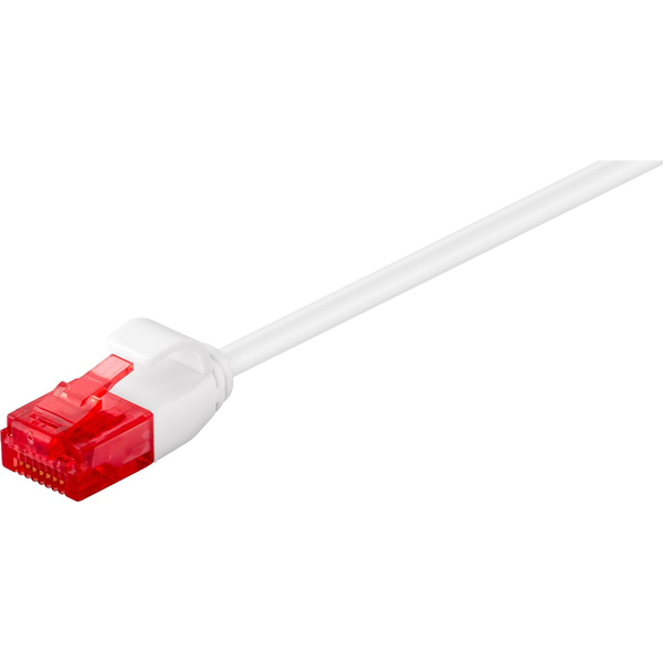  MicroConnect U/UTP CAT6 0,5M Biały cienki