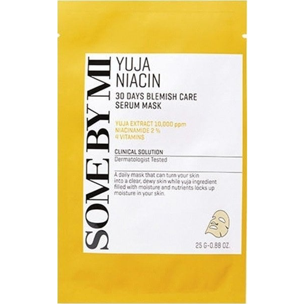 SOME BY MI Yuja Niacin 30 Days Blemish Care Serum Mask 25 g (SBM245)