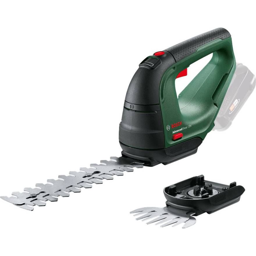 Bosch AdvancedShear 18V-10 fűnyíró és bokorvágó olló, akku és töltő nélkül (0600857001) (0600857001)