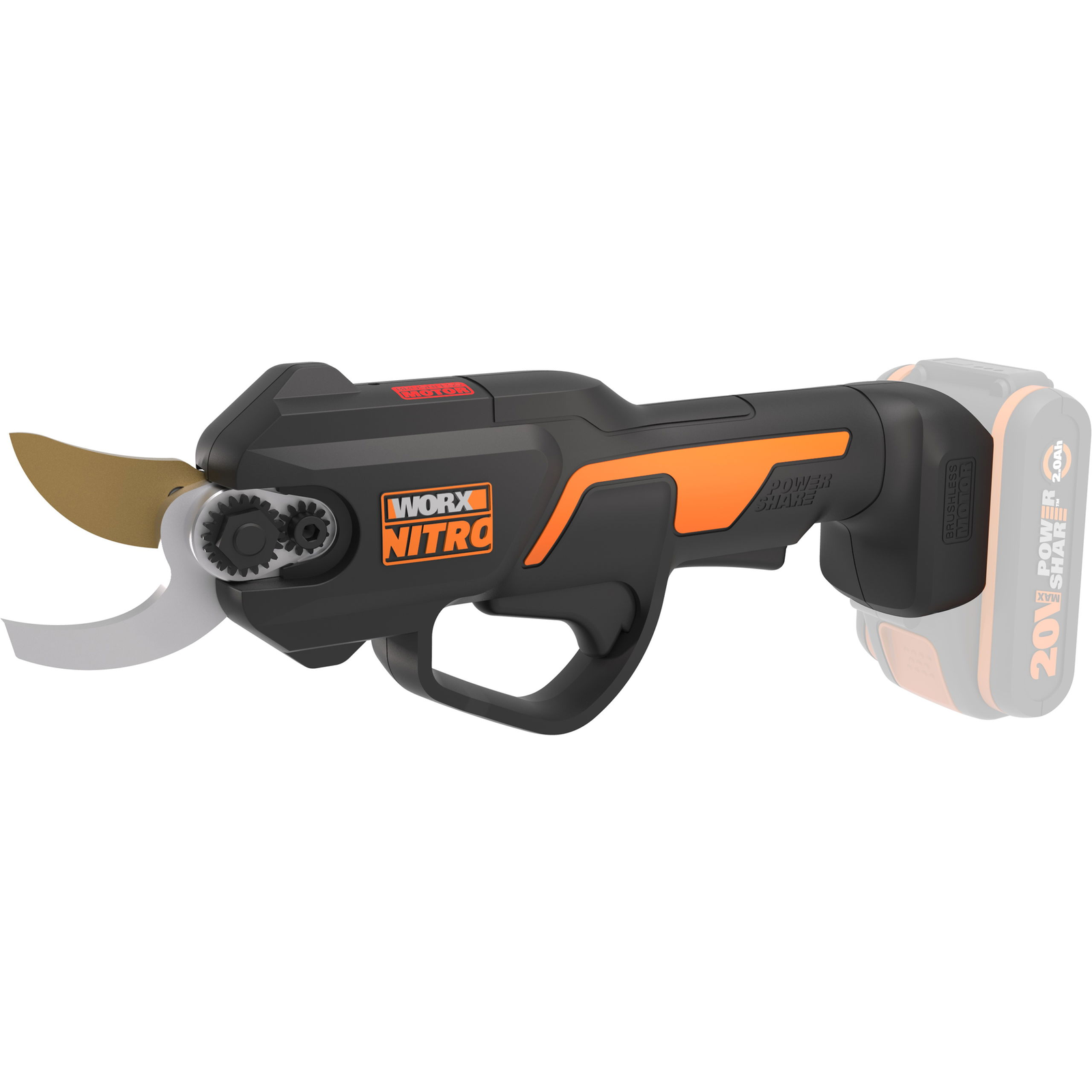 Worx 25mm Cordless Pruner Shears 20V (akku nélkül) (WG330E.9)