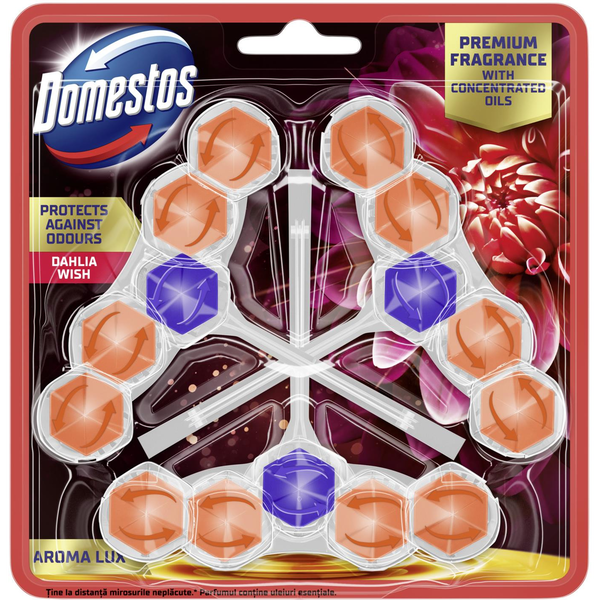 Domestos Aroma Lux Dahlia Wish 3× 50 g