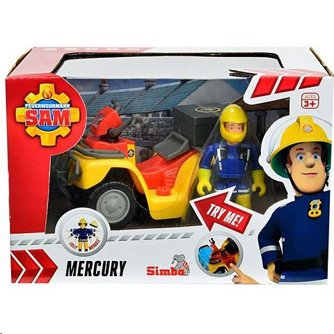 Simba Toys Sam a tűzoltó: Mercury quad jármű figurával (109257657038)