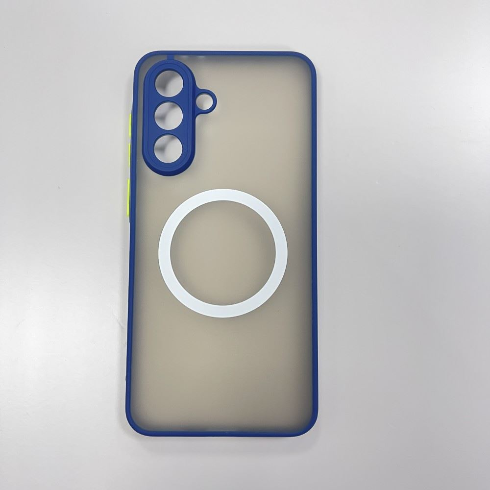 Cellect Samsung Galaxy A56 mágneses műanyag tok kék-zöld (CEL-MATTM-A56-BLG) (CEL-MATTM-A56-BLG)