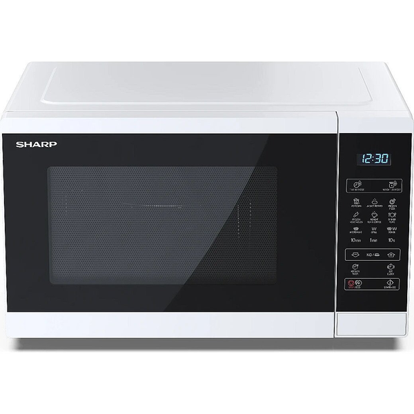 SHARP YC-MG252AE-W Mikrohullámú sütő grill funkcióval 900W 25L