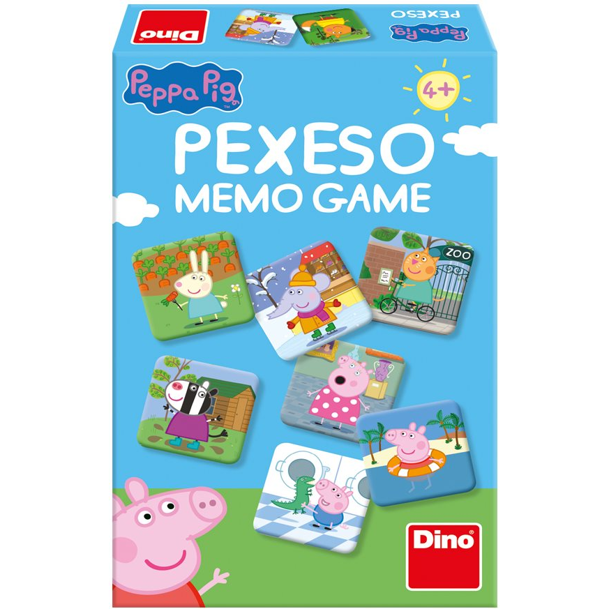 DINO Memóriajáték Peppa malac 4+ éveseknek (8590878622005)