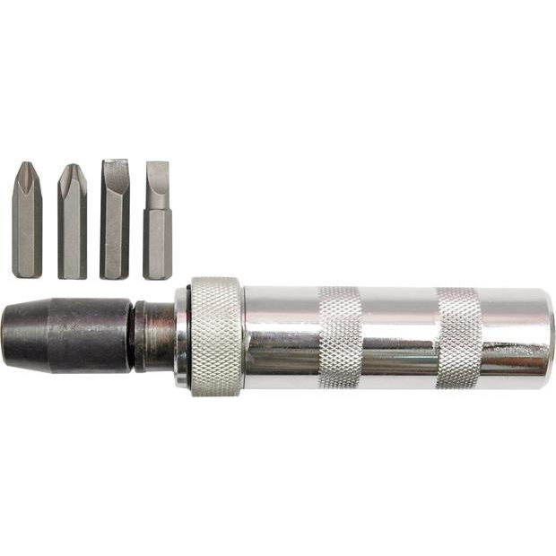 VOREL ütvecsavarhúzó + bitek 5 db (5906083651205)