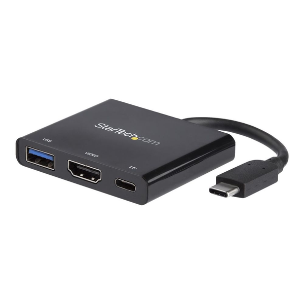 StarTech.com CDP2HDUACP dokovací stanice/replikátor portů Kabel USB 3.2 Gen 1 (3.1 Gen 1) Type-C Černá