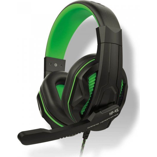 Steelplay HP45 Bedraad Hoofdband Gamen Zwart, Groen