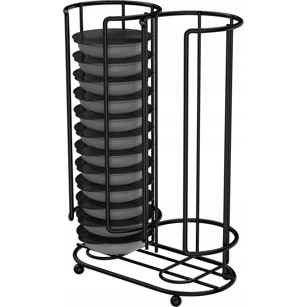 Xavax Kaffee-Kapselständer für Tassimo, Halter für 26 Kapseln, Schwarz-matt 00111269 Kávékapszula tartó Tassimo géphez (001112690000)